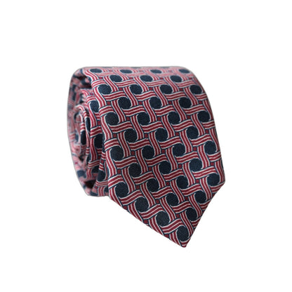 Dolce & Gabbana Multicolor Patterned Silk Adjustable Men Tied Necktie Tie
