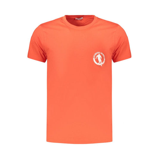 Bikkembergs Orange Cotton Men's T-Shirt