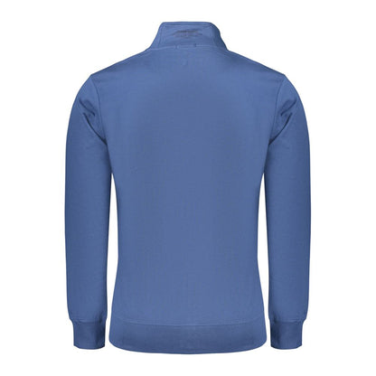Coveri Moving Blue Cotton Men's Sweatshirt