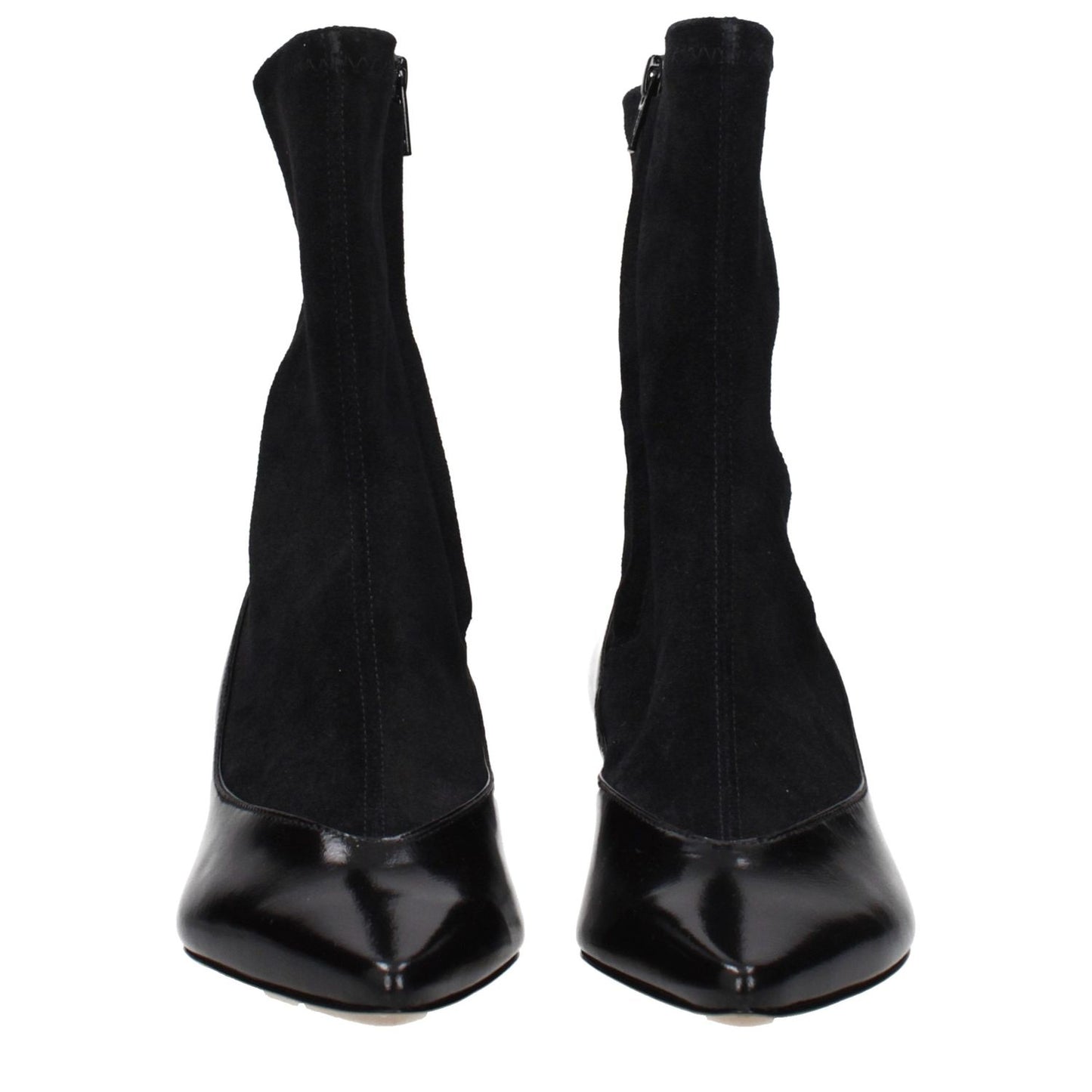 Jacquemus Black Leather Ankle Boots