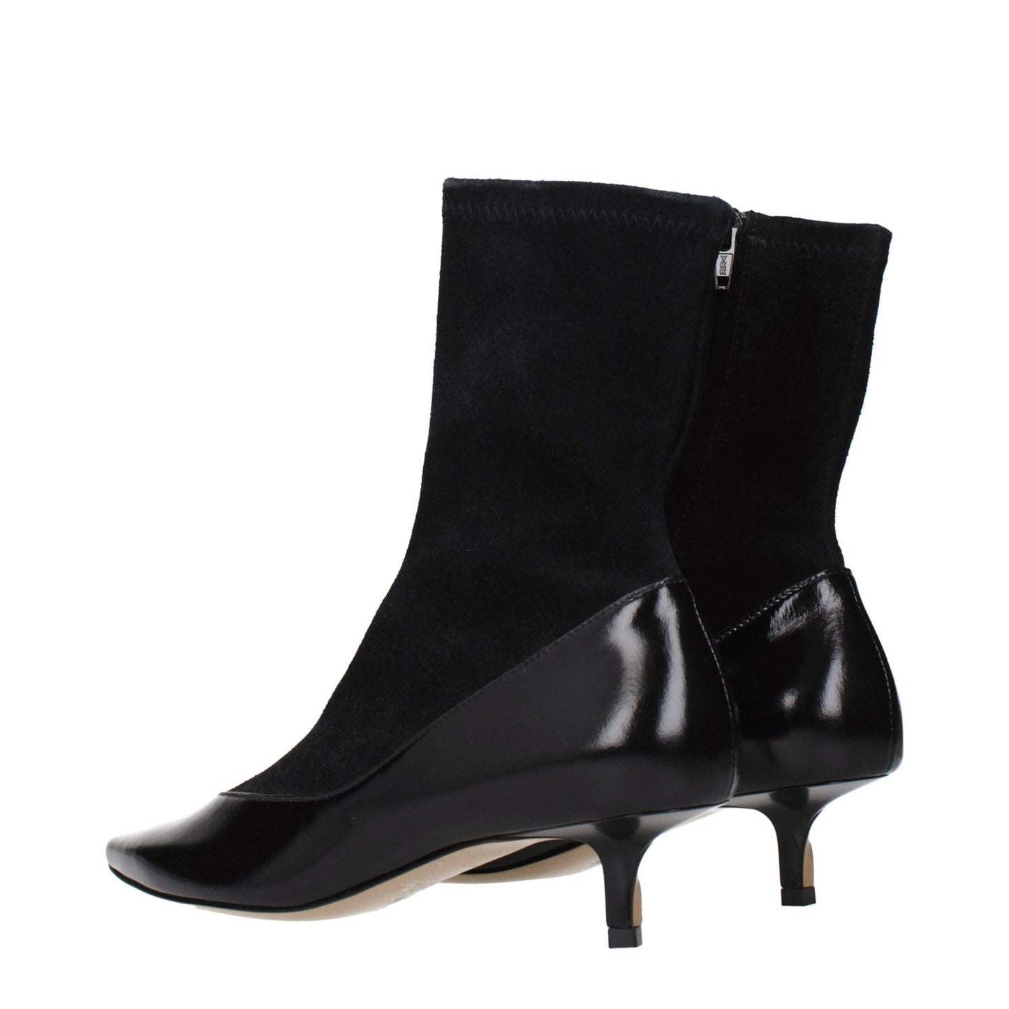 Jacquemus Black Leather Ankle Boots