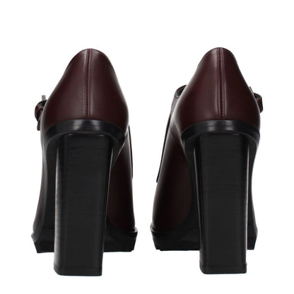 Max Mara Brown Leather High Heel Pumps