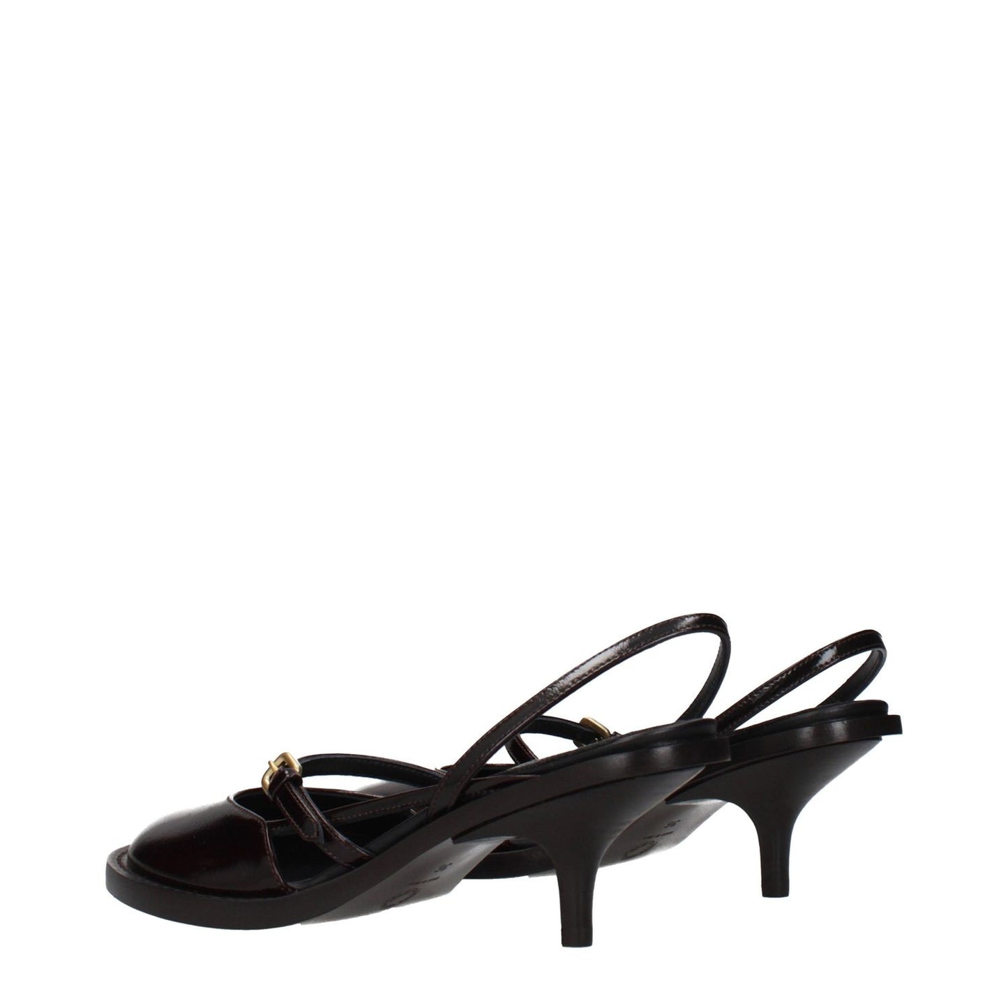 Dries Van Noten Brown Leather Platform Sandals