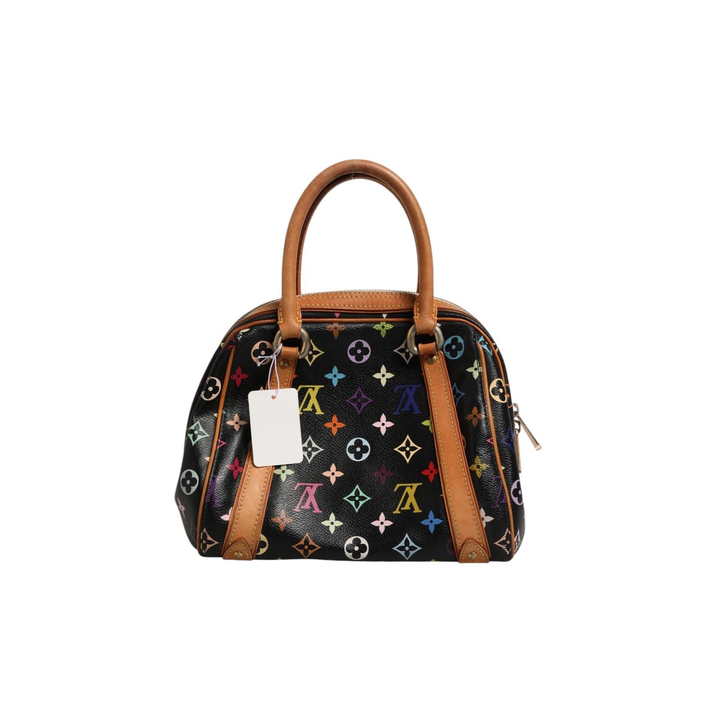 Louis Vuitton Black Monogram Multicolor Canvas Priscilla Handbag