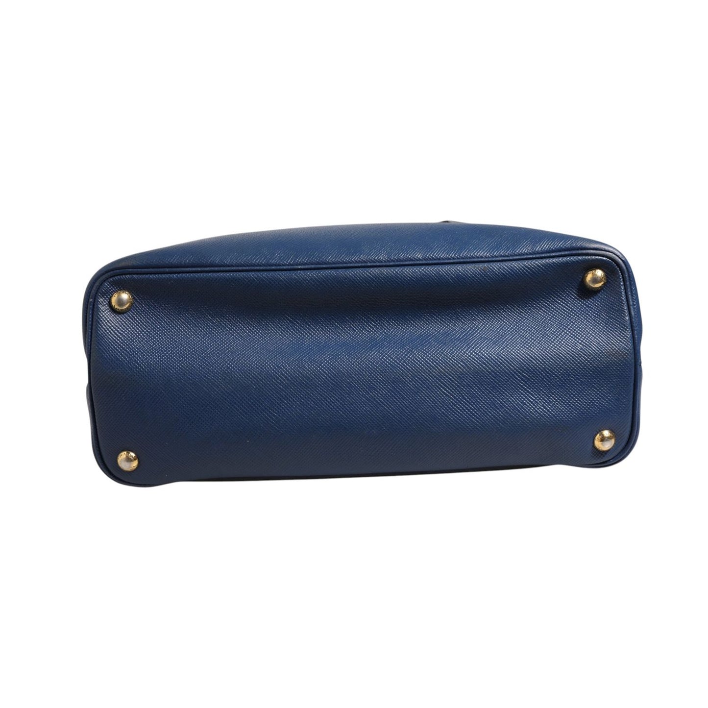 Prada Blue Saffiano Leather 2way Bag