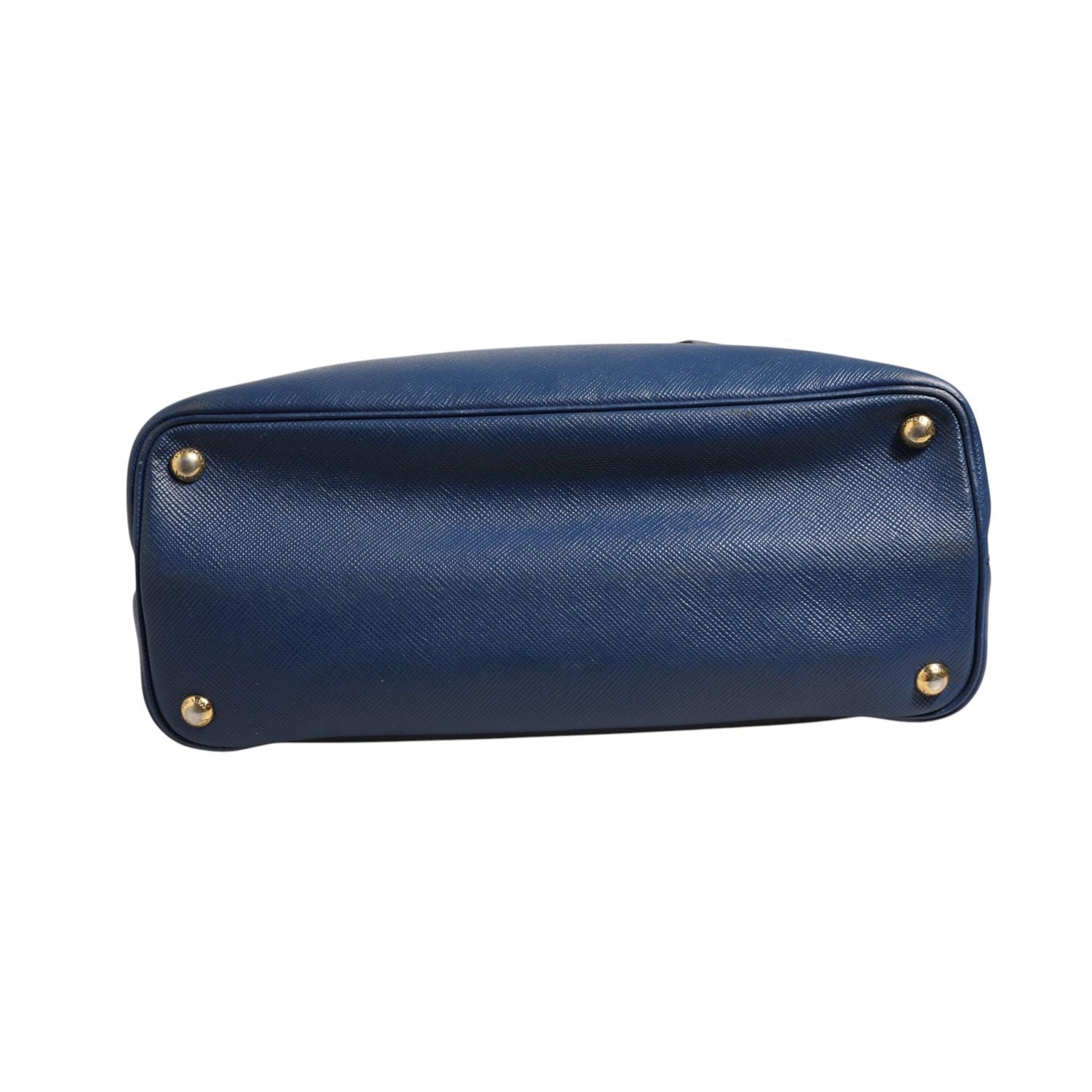 Prada Blue Saffiano Leather 2way Bag