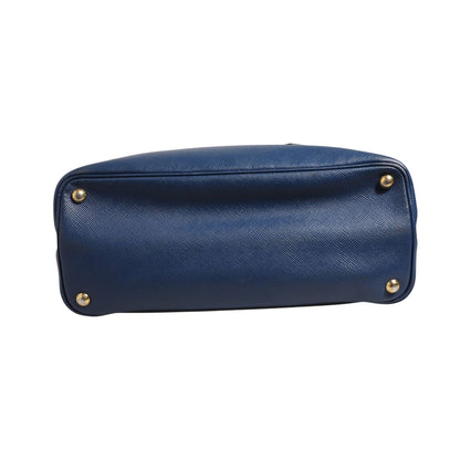 Prada Blue Saffiano Leather 2way Bag