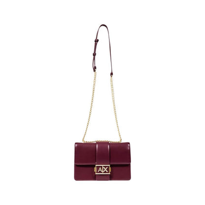 Armani Exchange Bordeaux Polyester Handbag