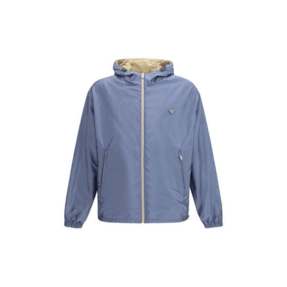 Prada Beige Recycled Polyamide Shell Jacket