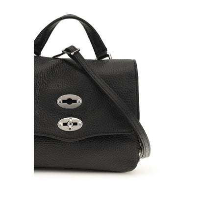 Zanellato Black Calf Leather Bos Taurus Handbag