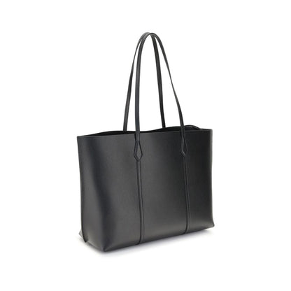 Tory Burch Black Calf Leather Bos Taurus Handbag