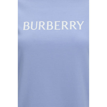 Burberry Blue Cotton T-Shirt