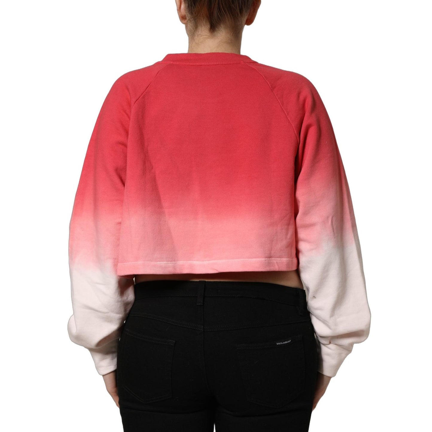 Dolce & Gabbana Multicolor StrawberryPrint Sweatshirt Sweater