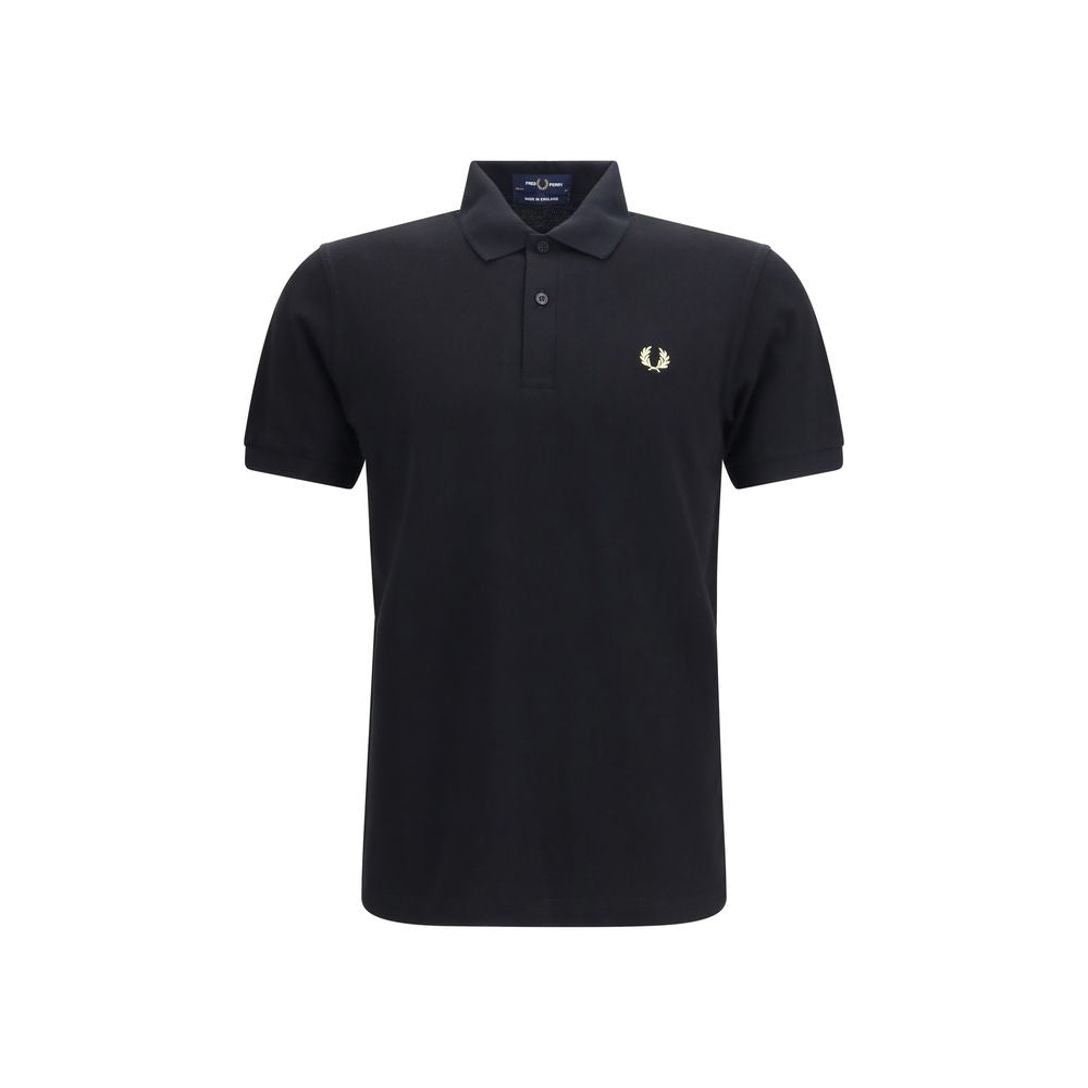 Fred Perry Black Cotton Polo Shirt