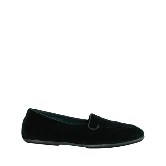 Dolce & Gabbana Green Velvet Slip On Men Flats Loafers Shoes