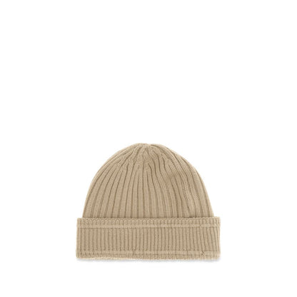 Burberry Beige Wool Oves Aries Beanie