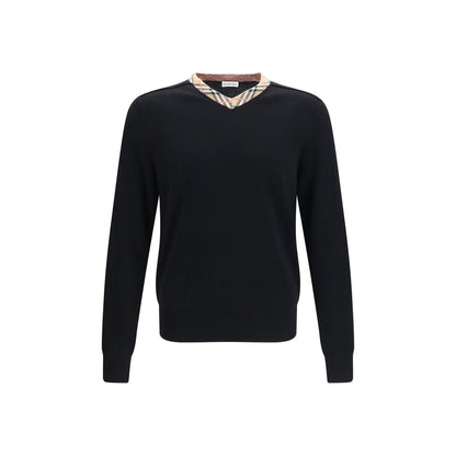 Burberry Black Wool Oves Aries Sweatshirt