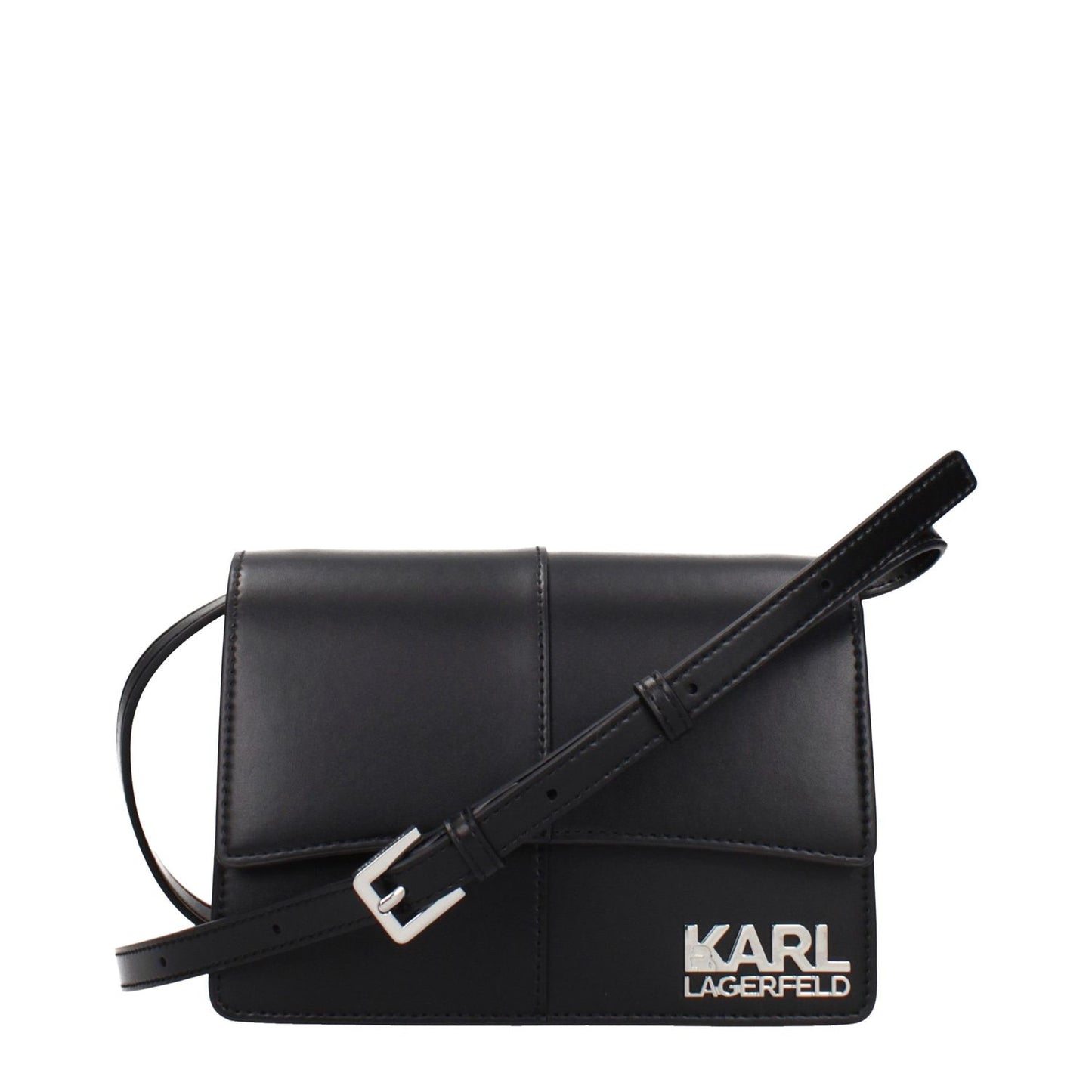 Karl Lagerfeld Black Polyethylene Crossbody Bag