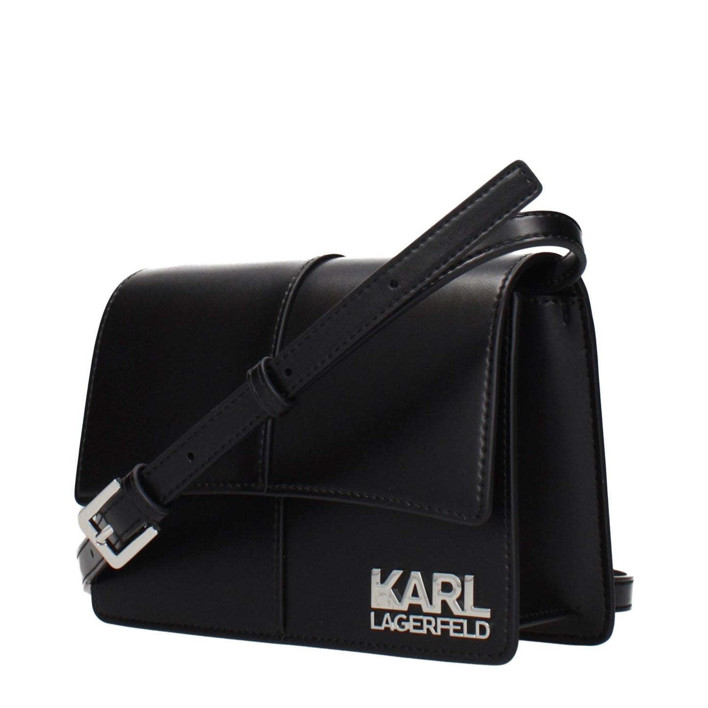 Karl Lagerfeld Black Polyethylene Crossbody Bag