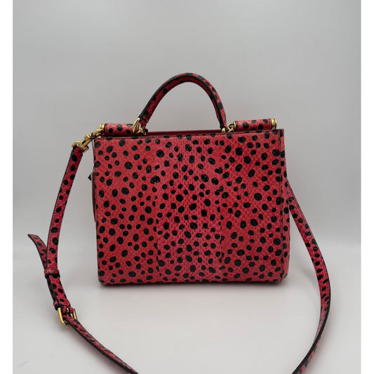 Dolce & Gabbana DOLCE & GABBANA SICILY in Reptile Skin Handbag