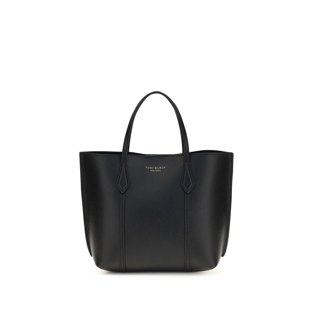 Tory Burch Black Calf Leather Bos Taurus Handbag