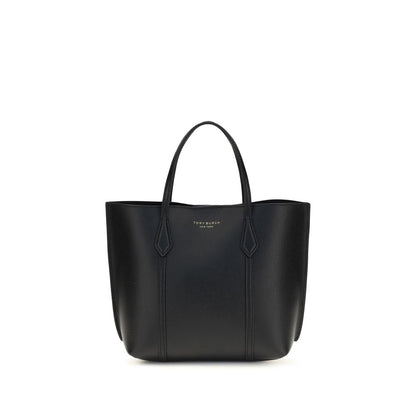 Tory Burch Black Calf Leather Bos Taurus Handbag