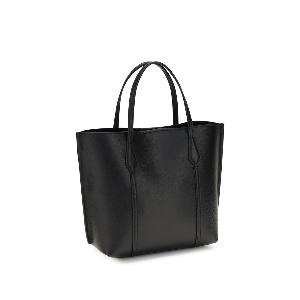 Tory Burch Black Calf Leather Bos Taurus Handbag