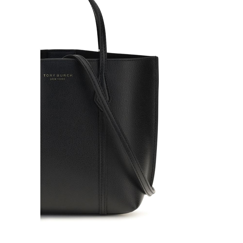 Tory Burch Black Calf Leather Bos Taurus Handbag