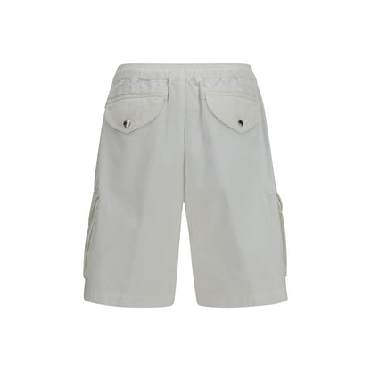 Brunello Cucinelli White Cotton Bermuda Shorts