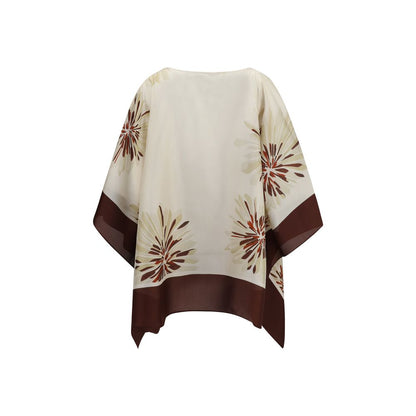 Brunello Cucinelli Multicolor Silk Blouse