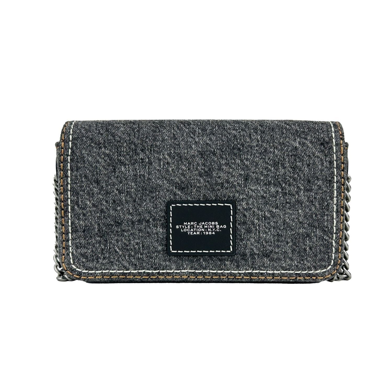 Marc Jacobs The Denim Chain Mini Bag - Black Wash