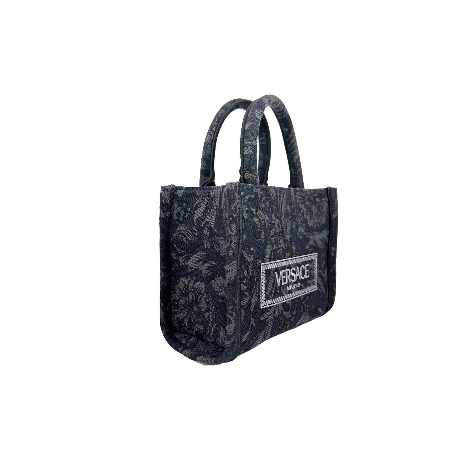 Versace Women'S 'Extra Small Athena' Shopping Bag Black