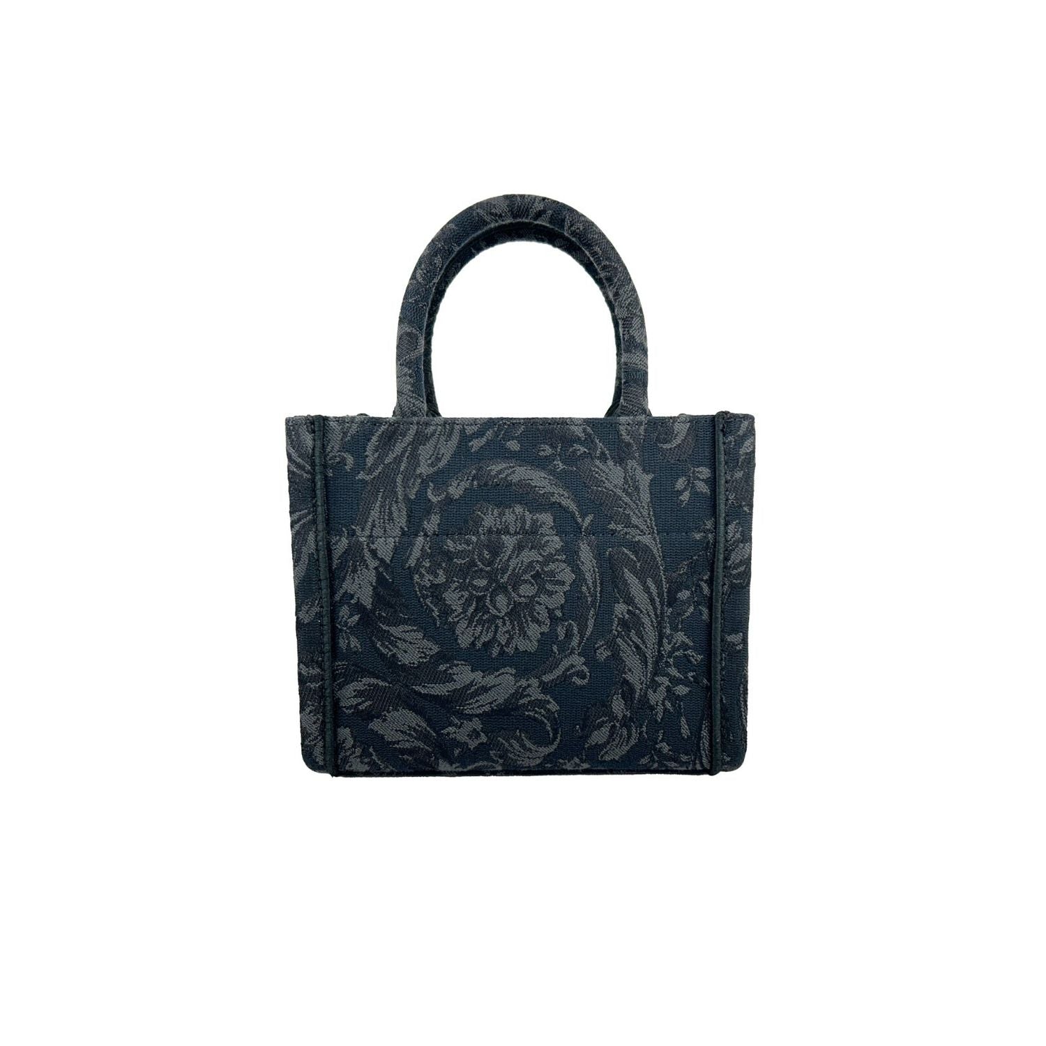 Versace Women'S 'Extra Small Athena' Shopping Bag Black