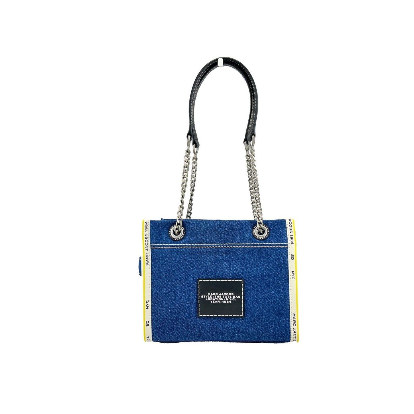 Marc Jacobs Denim Chain Small The Tote Bag