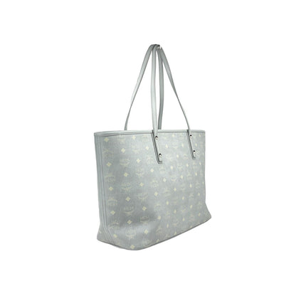 MCM Aren Leather Shoulder Tote Bag