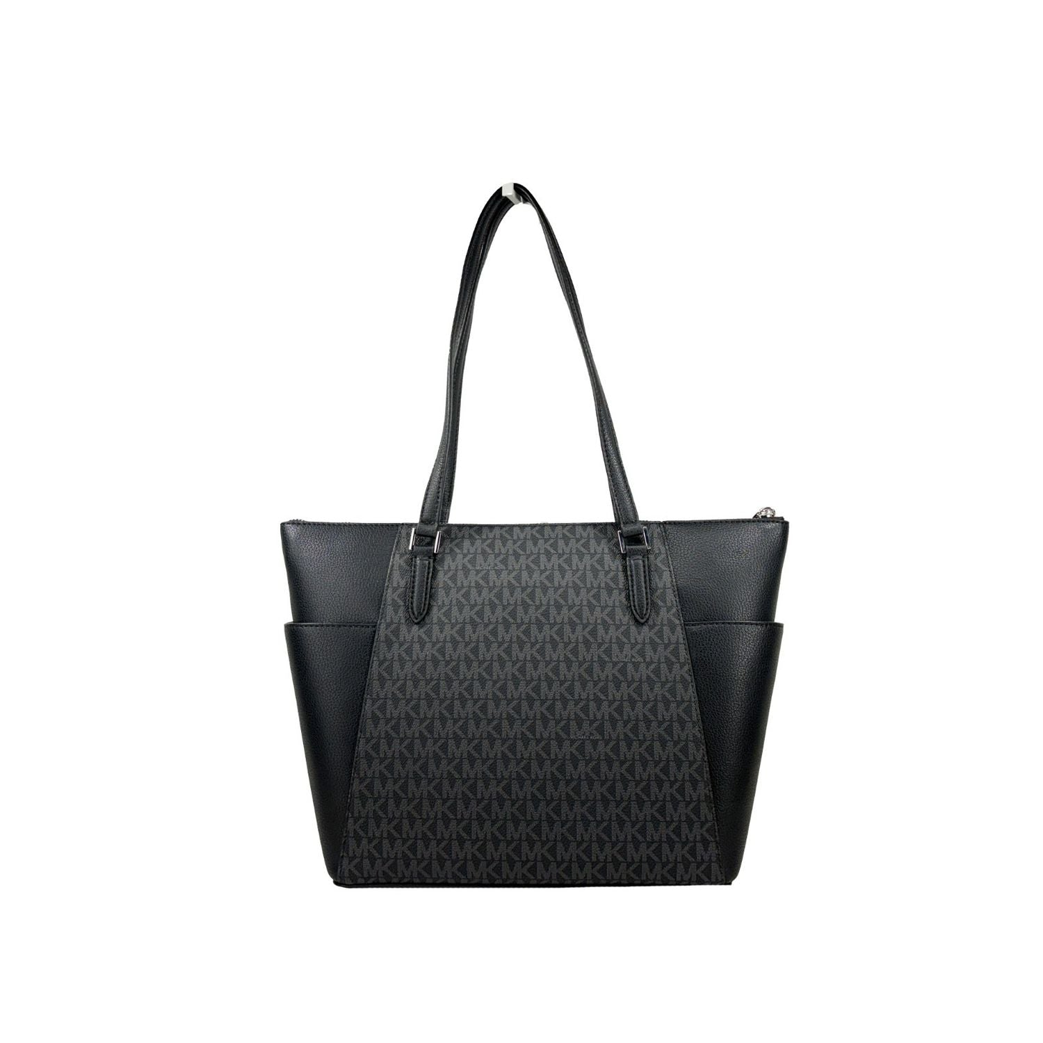Michael Kors Charlotte Leather Top Zip Tote Bag
