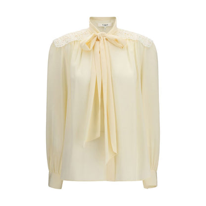 Chloé Beige Polyester Blouse