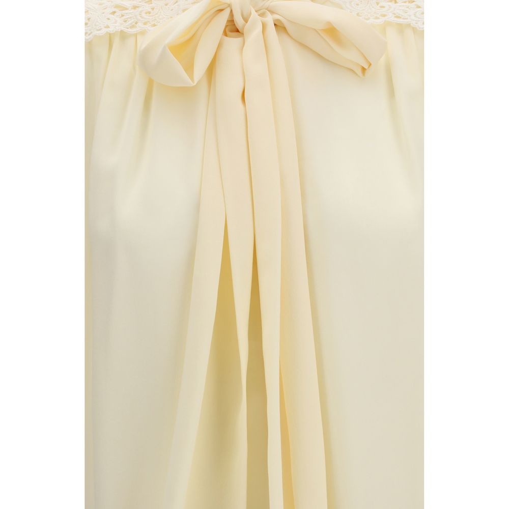 Chloé Beige Polyester Blouse