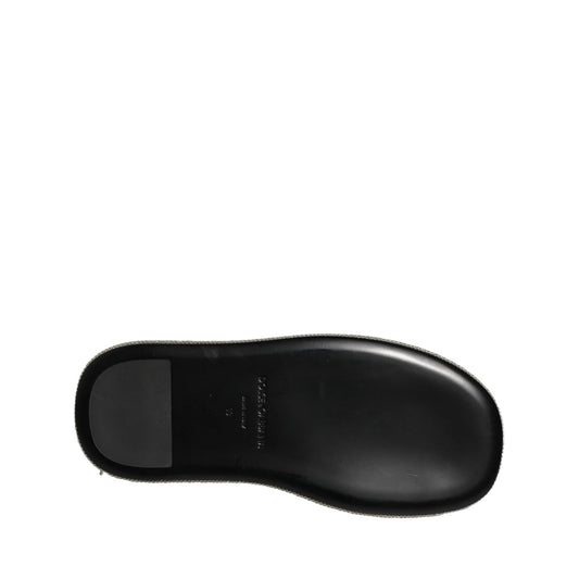 Dolce & Gabbana Black Crystal Embellished Platform Men Slides Shoes