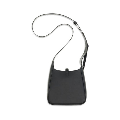Tory Burch Black Calf Leather Bos Taurus Shoulder Bag