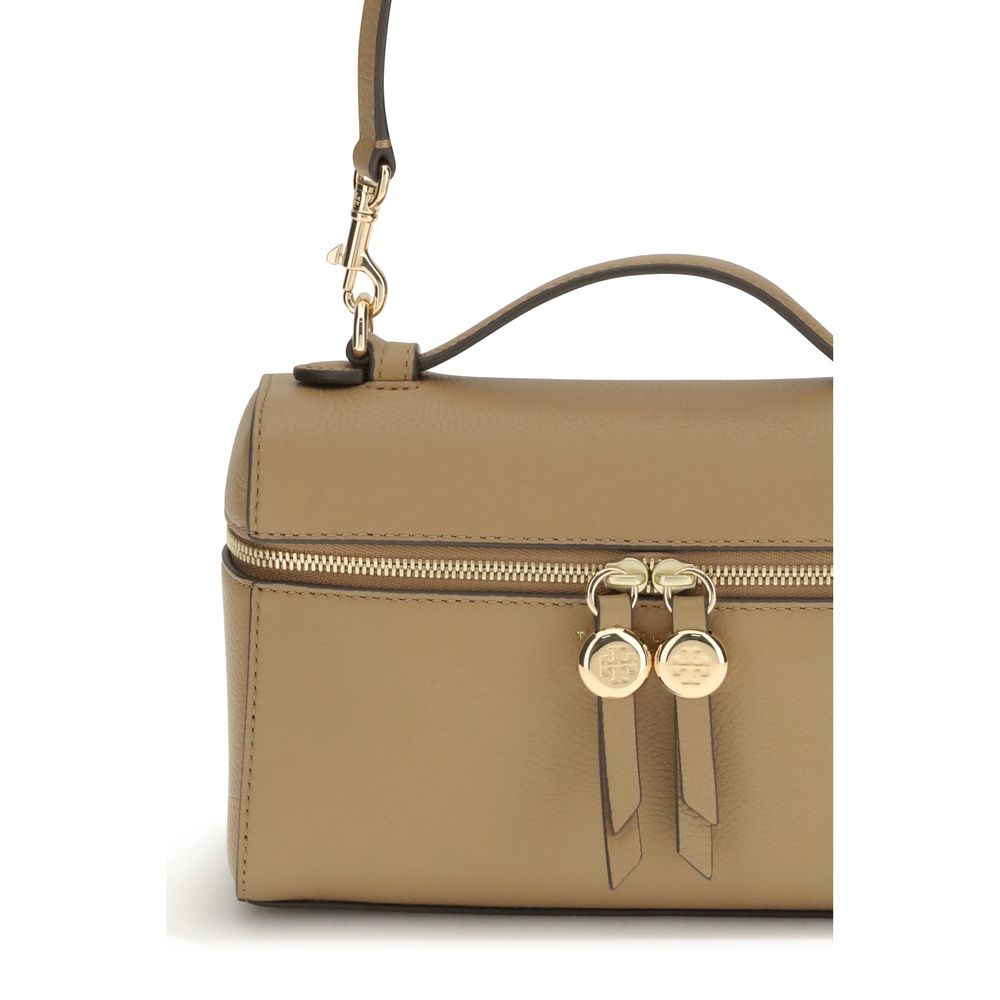 Tory Burch Beige Calf Leather Bos Taurus Handbag