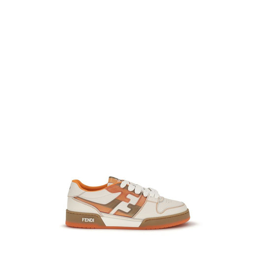 Fendi Multicolor Calf Leather Bos Taurus Athletic Sneakers