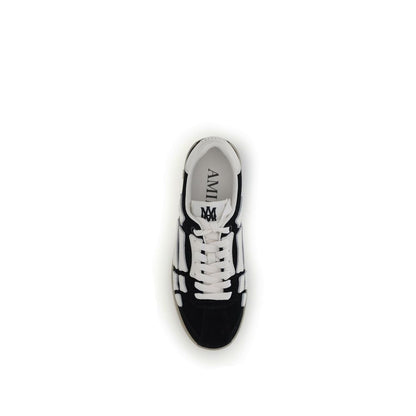 Amiri Black Calf Leather Bos Taurus Athletic Sneakers