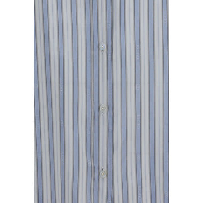 Gucci Blue Silk Shirt