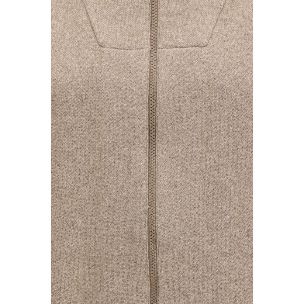 Brunello Cucinelli Beige Cashmere Cardigan
