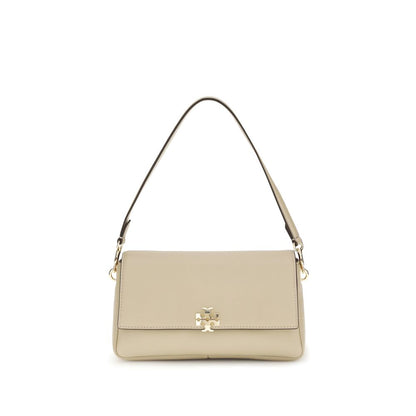 Tory Burch Beige Calf Leather Bos Taurus Shoulder Bag