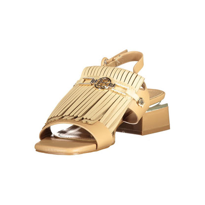 Laura Biagiotti Beige Polyurethane Women's Sandal