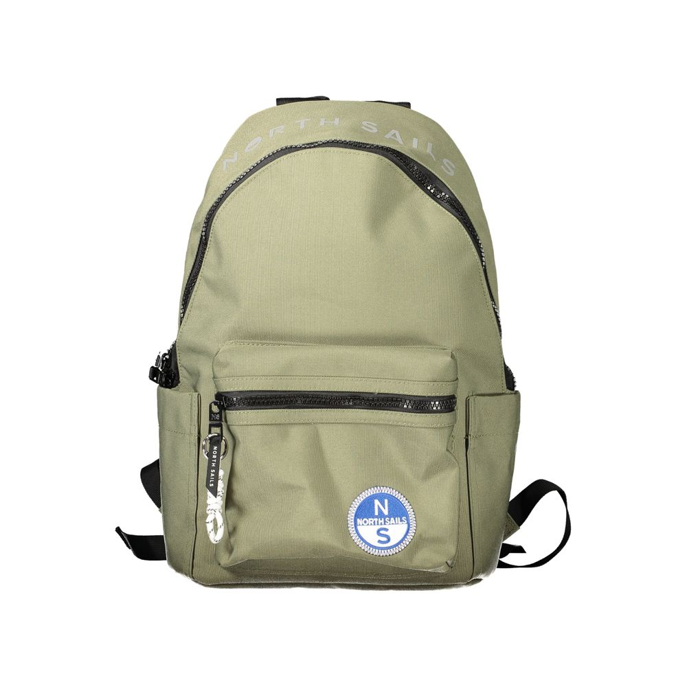 North Sails Green Polyester Backpack