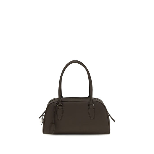 The Row Brown Calf Leather Bos Taurus Shoulder Bag