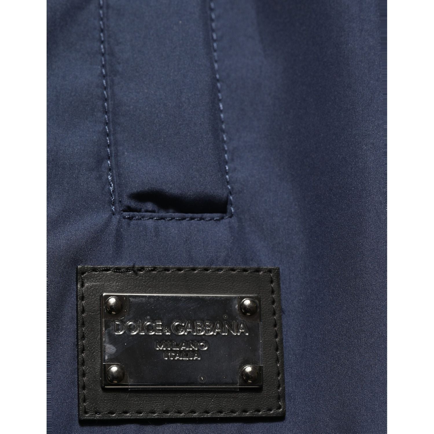 Dolce & Gabbana Dark Blue Polyester Jogger Sweatpants Pants